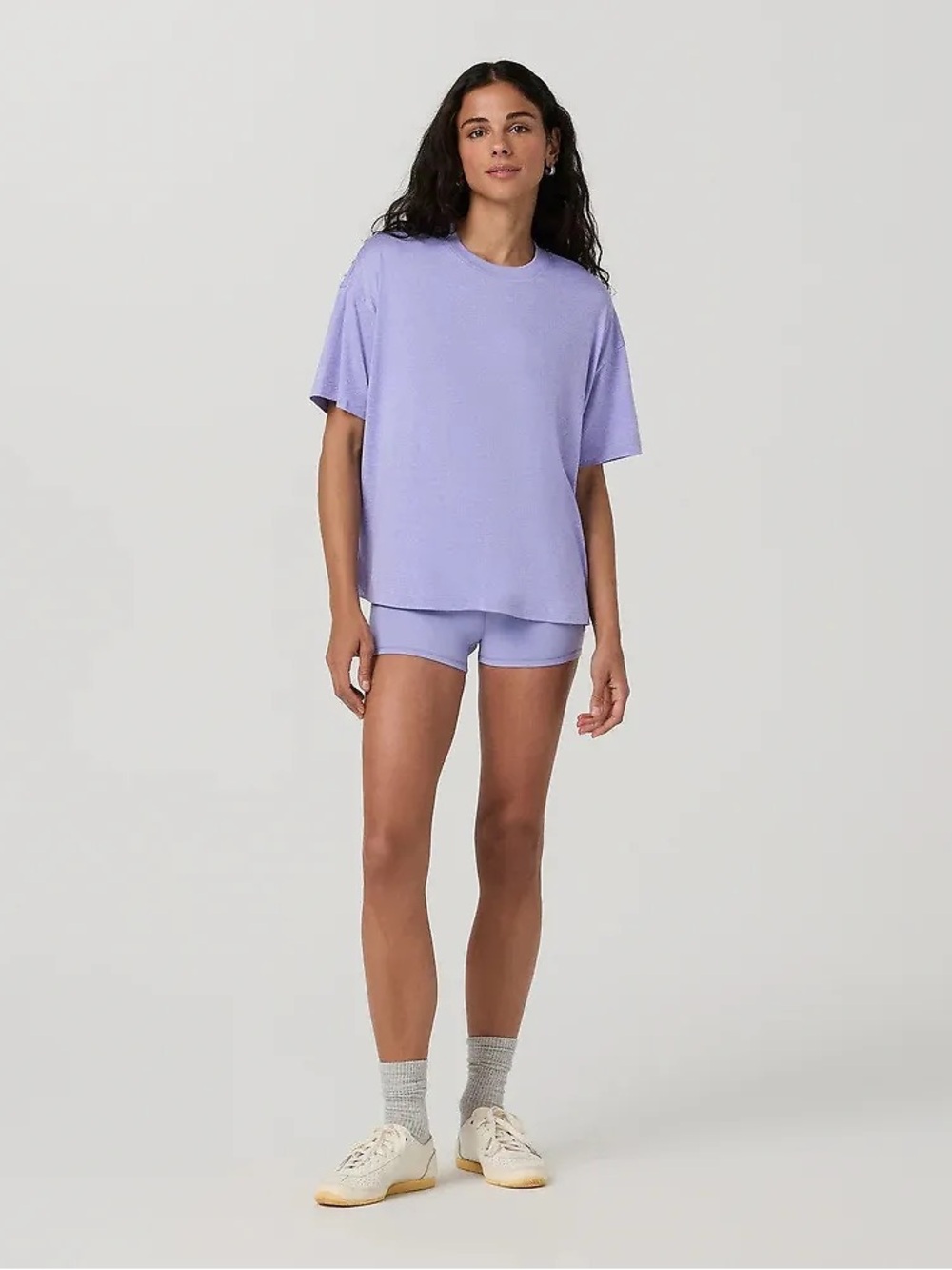 Vuori Energy Top Lavender Purple Pilates Princess Athleisure Tee Size S